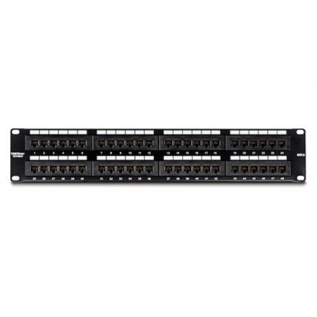 Trendnet TC-P48C6 Panel de parches de 48 puertos Cat.6 2U